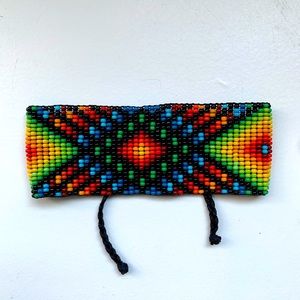 boho beaded tribal bracelet